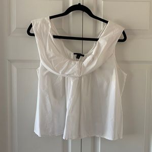 J Crew Poplin Sleeveless Blouse